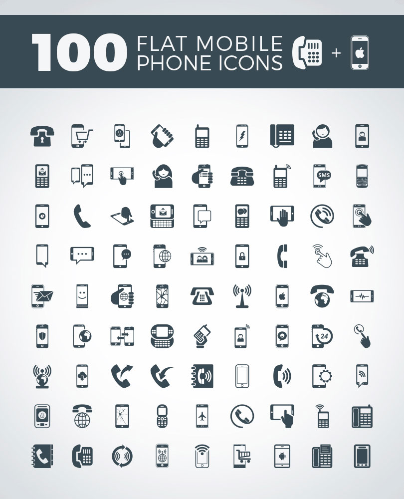 100-flat-mobile-phone-contact-icons