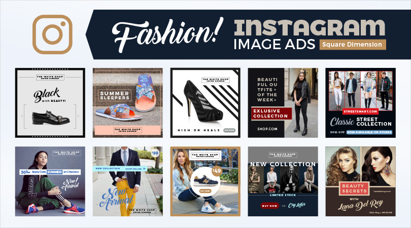 10 Fashion Instagram Web Image Advertising Banner Template Designs In Ai Format