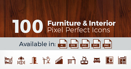 100-Pixel-Perfect-Furniture-Vector-Icons-Collection