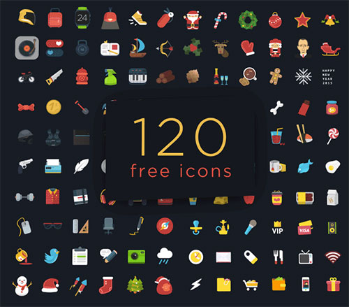 120-free-psd-colorful-flat-icons-set