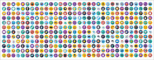 400-flat-website-icon-set-collection