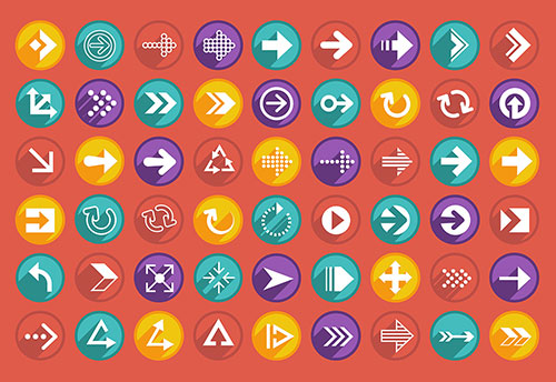 beautiful-arrows-free-icons-set