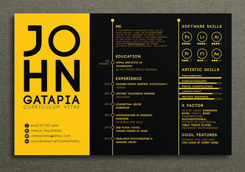 creative-and-simple-resume-design-template-for-artist