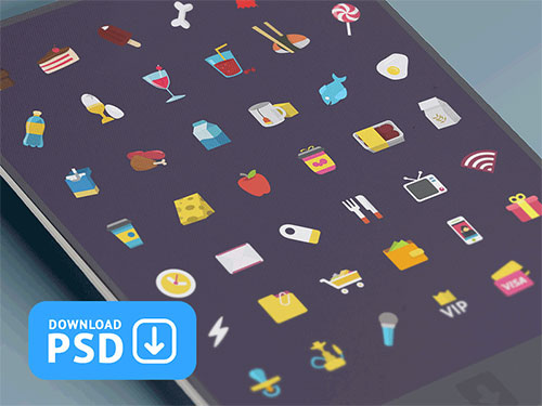 free-colorful-food-icons