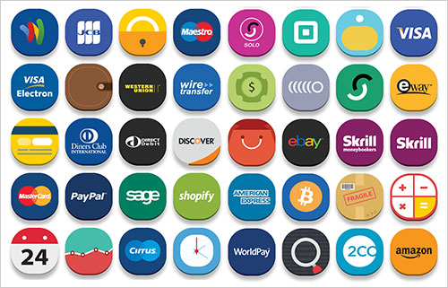 free-online-banks-and-e-commerce-payment-icons