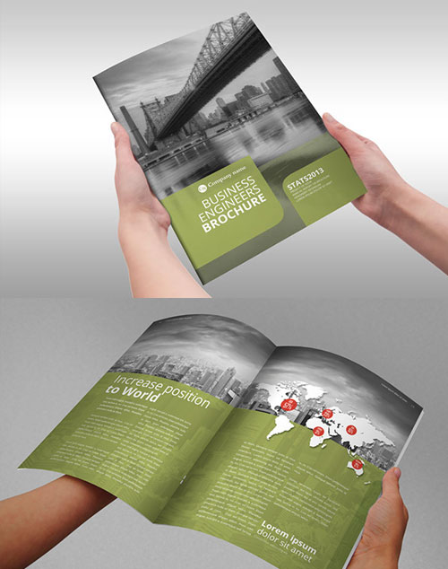 business-engineers-green-bi-fold-brochure-template