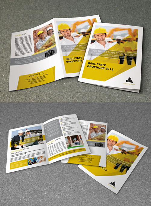 real-estate-bi-fold-brochure-template-design