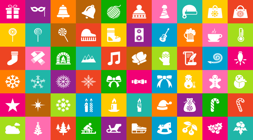 Free Flat Beautiful Christmas Icons in Vector Ai, EPS & PNG Format