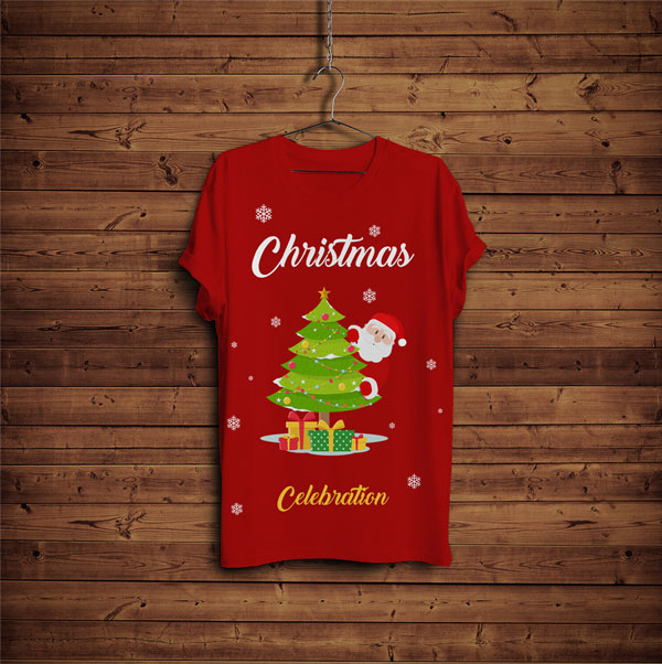 free-christmas-t-shirt-design-mock-up