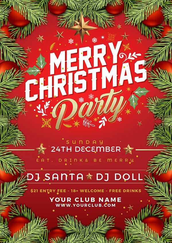 Free-Vector-Christmas-Party-Flyer-Design-Template-in-Ai-Format