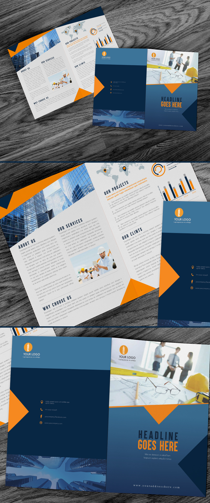 bi-fold-construction-brochure-design-template