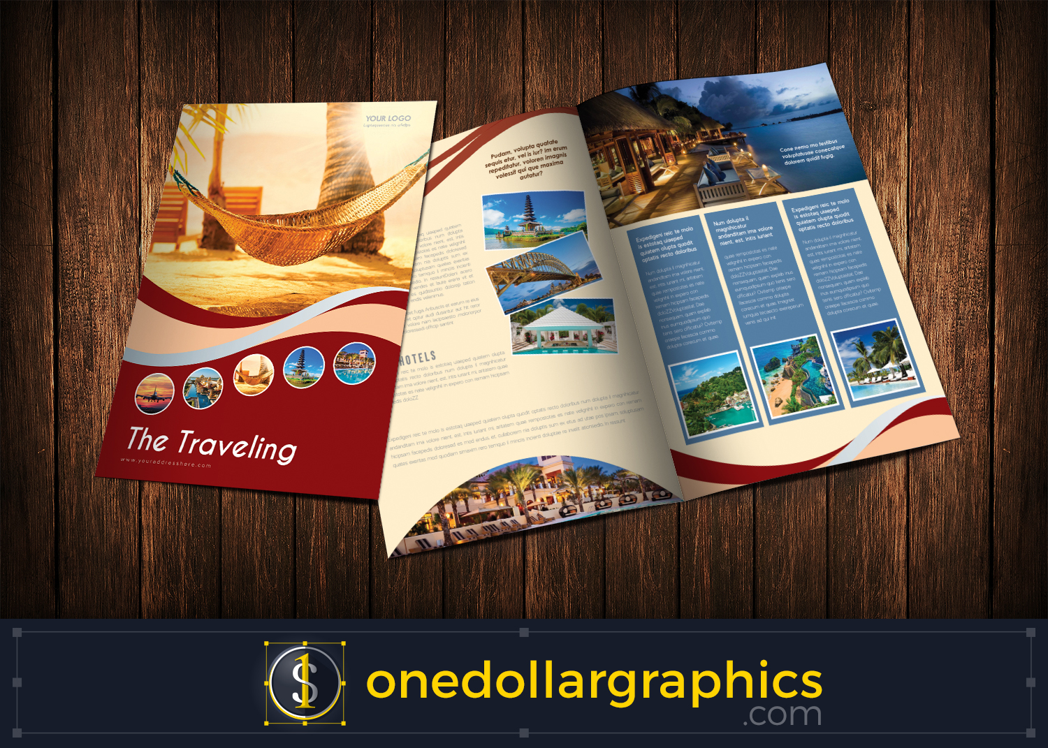 travel booklet design