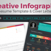 creative-infographic-resume-template-with-cover-letter-feature-image