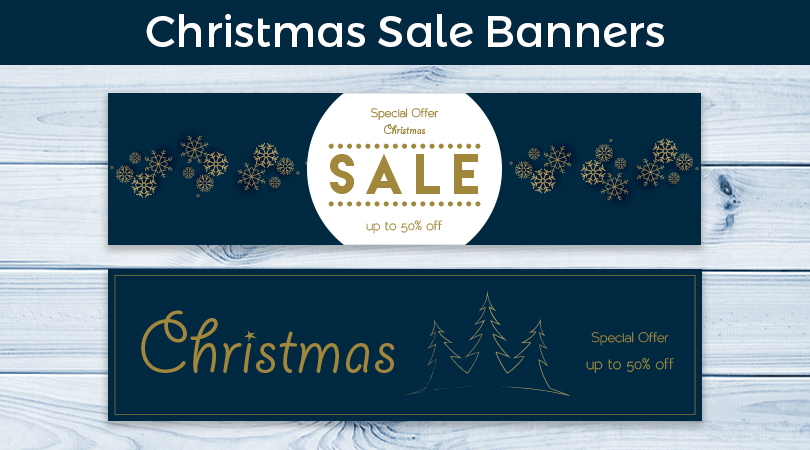 Christmas Sale Web Banners
