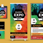Professional-Job-Expo-Job-Fair-Flyer,-Business-Card,-I.D-Card-&-Standy-Design-Templates-01
